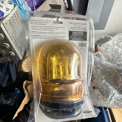 RoadPro 12-Volt Revolving Signal Light Yellow RP-2031