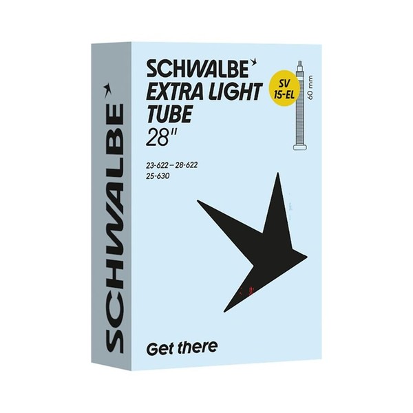 Schwalbe Fahrradschlauch SV15-EL Extra Light 23/28-622/630 Ib Black 60Mm-image