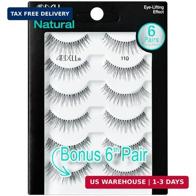 Natural Look False Eyelashes Reusable Strip Lashes Lightweight 5 Pairs