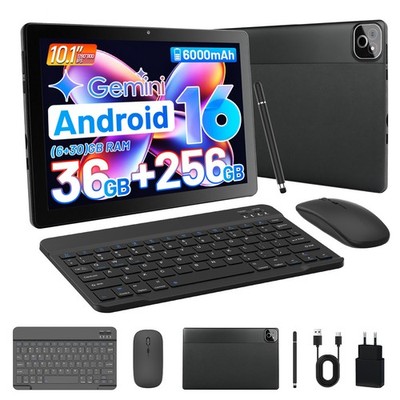 10.1 inch IPS TouchScreen Tablet Android 16 Max 36GB RAM + 256GB ROM Wifi 6+