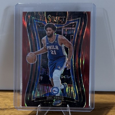 Panini 2024-25 Select Joel Embiid Mezzanine Red Flash Prizm #321 /299