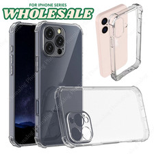 Lotto per iPhone 16 15 14 13 12 11 Pro XS X 8 7 SE custodia silicone obiettivo fotocamera