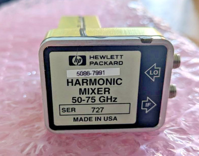 Hewlett Packard HP 11970V WR15 Harmonic Mixer OEM 5086-7991