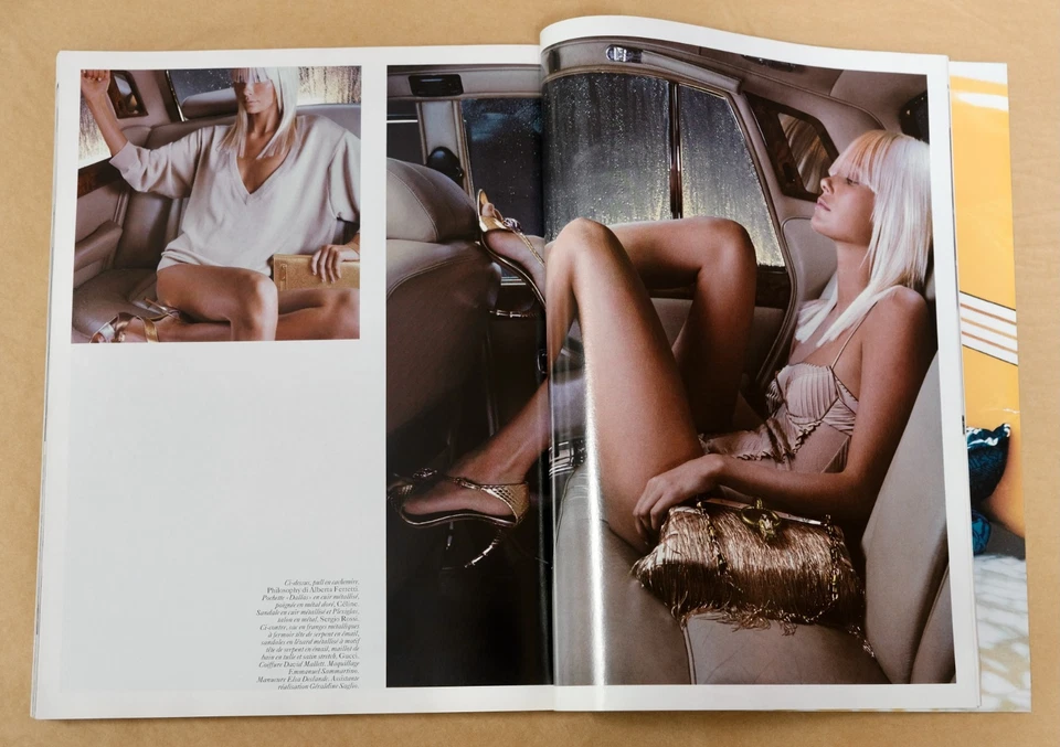 Kate Moss GISELE Alexander McQueen PARÍS VOGUE Marzo 2004 Daria Werbowy TESTINO Foto 4 de 4