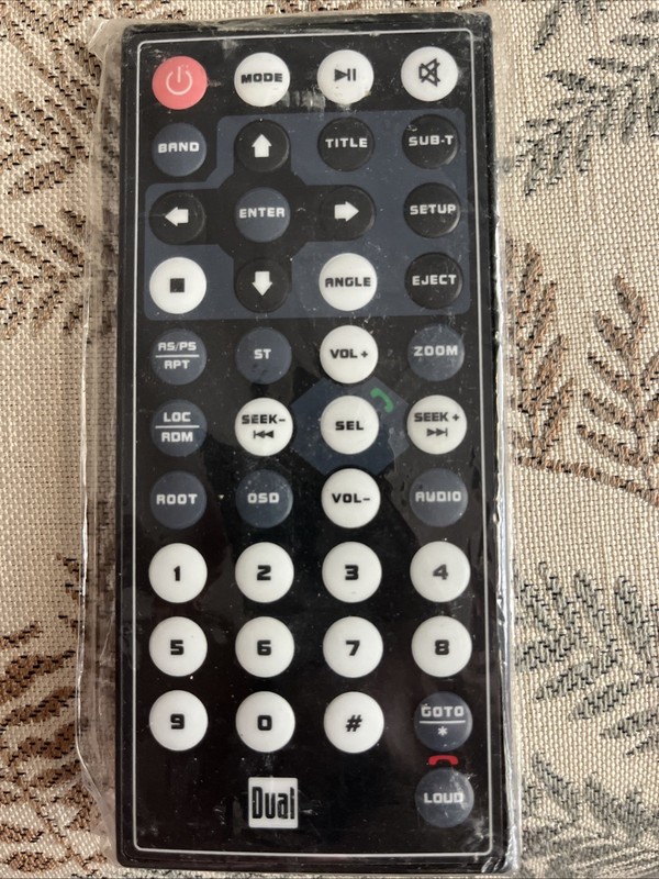 Dual  Wireless Remote XDV526BT,XVD256BT,DV527BT,XDVD770BT,XDVD176BT,XDVD276BT