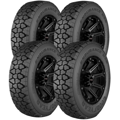 (QTY 4) LT245/75R16 Goodyear Endurance RSD 120/116Q Load Range E Tires ...