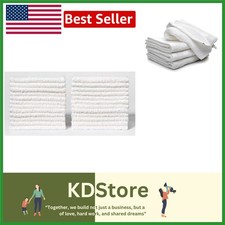 24 Pack Cotton Face Washcloths 12x12 Inches Soft Absorbent Reusable Towels