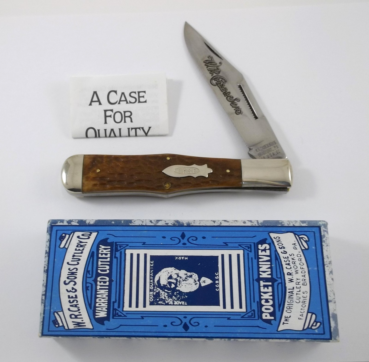 W.R. CASE & SONS Classic Bradford PA 19USA90 61050 Honey Green