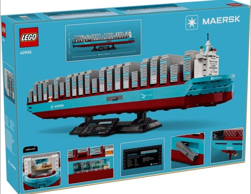LEGO 10241 Creator Expert Maersk Line Triple E Ship 1516pcs Set