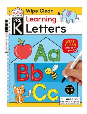Learning Letters (Pre-K Wipe Clean Workbook): Preschool Wipe Clean Activity ...