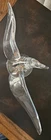 Steuben Crystal Eagle 12” Wingspan On Globe J Houston Signed c.1964 Paperweight