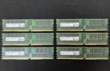 LOT 6 MICRON 32GB 2RX4 PC4-2400T-RB1-11 DDR4 MTA36ASF4G72PZ-2G3B1IK RAM-Grade B