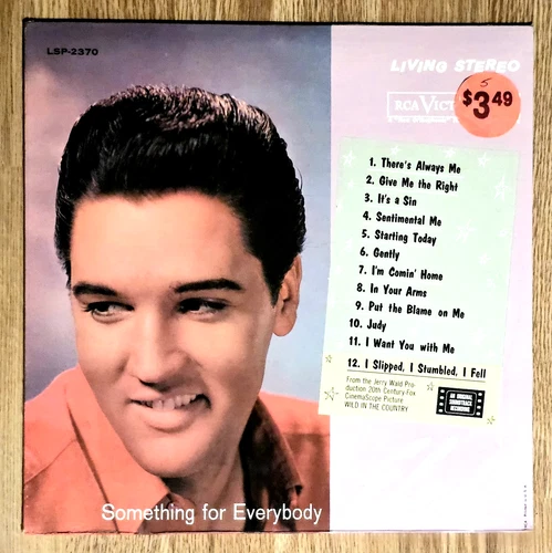 ELVIS PRESLEY Something For Everybody SEALED 1964 STEREO PRESSING Near Mint