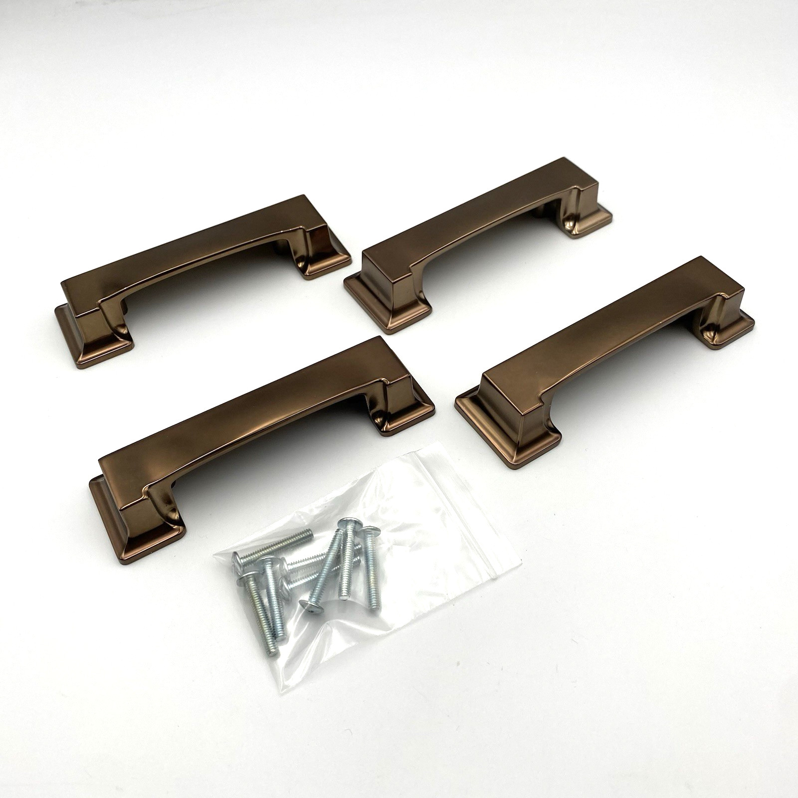 Amerock Appoint 3" or 3-3/4" Center Champagne Bronze Cabinet Cup Pull Lot of 4