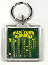 OZ LOTTO - PICK YOUR NUMBERS INTERACTIVE KEYRING - NEW