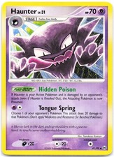 Haunter 41/99 Arceus LP on eBay