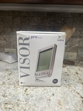 Handspring Visor Pro Silver Portable PDA Organizer Palm Pilot w Accessories 16MB