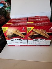 Nonni's, Cioccolati Biscotti, Dark Chocolate Almond Cookie, 6.8 oz Case Of 6