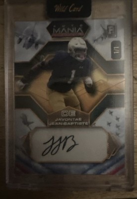 2-Wild Card JJB 1/1 Autographs Rookie Auto 2024 Wild Card Firework/American FB