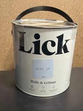Lick Paint Blue 14 Matt  Interior 2.5 Litre