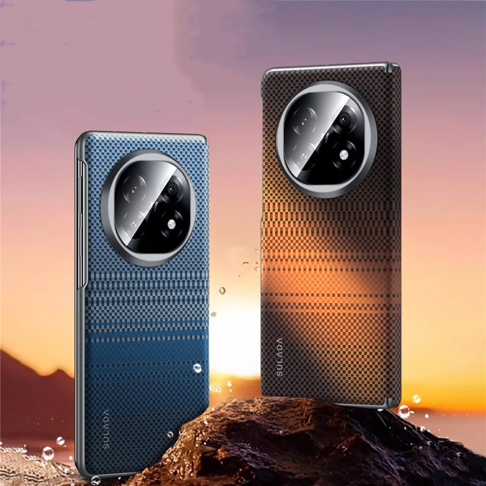 Magnetic Weaving Pattern Leather Case For OPPO Find N5 Hinge Protective Cover - Picture 1 of 18
