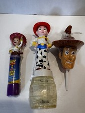 Contenedor de caramelos Toy Story 2 Woody Jessee Pixar 3 1999 de colección