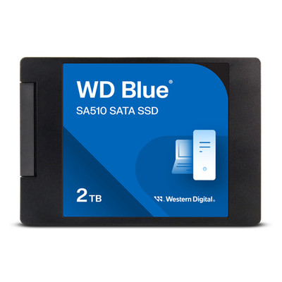 Western Digital 2TB WD Blue SA510 SATA SSD 2.5 /7mm Cased - WDS200T3B0A-00C7K0