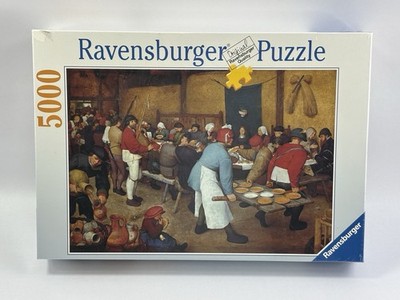 Ravensburger 5000 Piece Puzzle Village Wedding Feast Pieter Brueghel Sealed