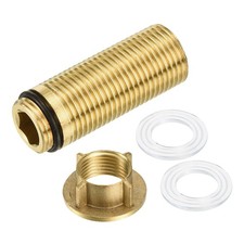54mm Faucet Extension Mounting Pipe and 20mm Brass Fixing Nut Thickening,