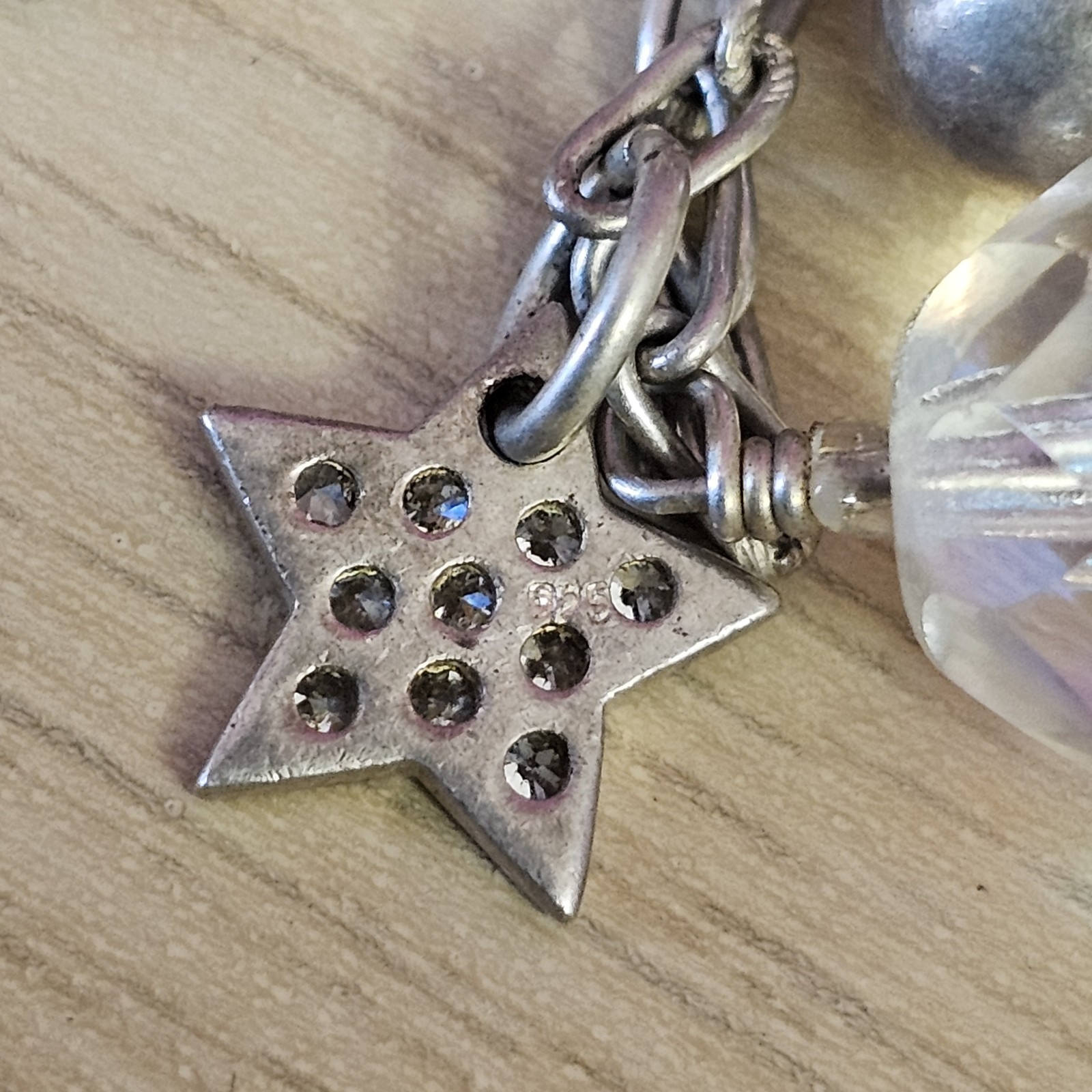 Photo 5 of 925 Sterling Silver Multi Charm Necklace 26" Long Unusual Item