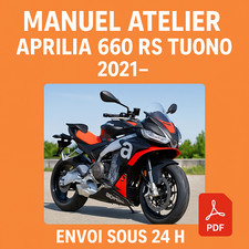 Manuel Atelier Aprilia 660 RS Tuono 2021 Revue Technique Moto RMT CD PDF