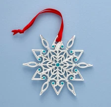 Lenox Annual Snow Majesty Snowflake Christmas Ornament New Dated 2025 897133