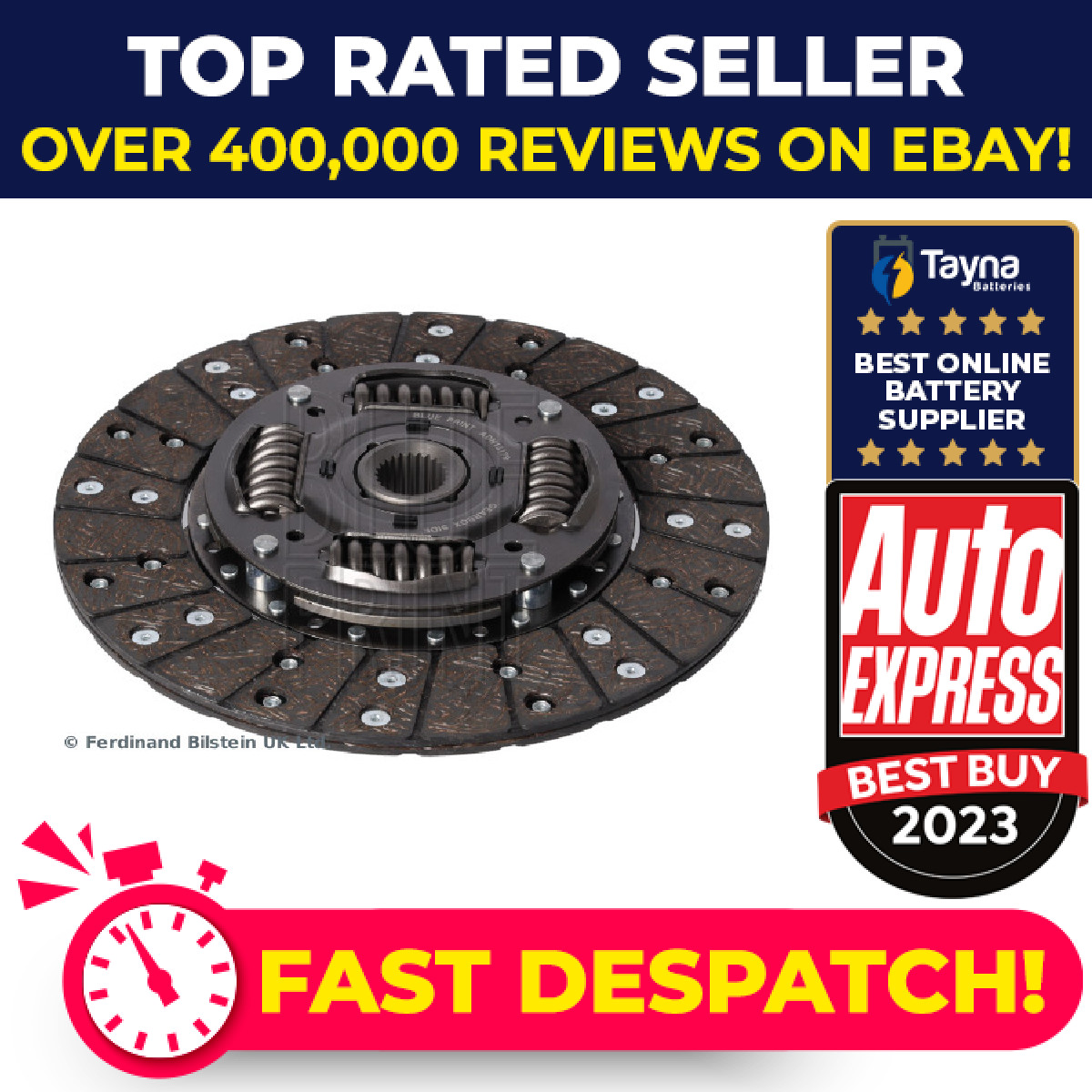 Clutch Centre Plate 250mm ADN13179 Blue Print Friction 30100EB30A 30100EB300 New