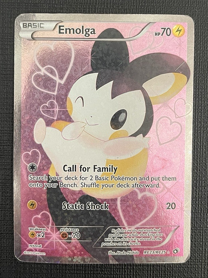 Emolga RC23/RC25 Legendary Treasures Radiant Collection Holo MP Pokemon