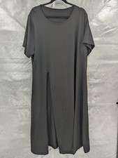 SHEIN Curve Women's Black Maxi Dress 5XL Short Sleeve Scoop Neck