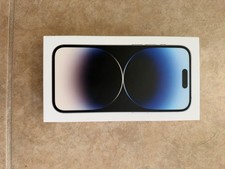 Genuine Apple iPhone 14 Pro Empty Retail Box Only 256GB A2650 w/ Stickers