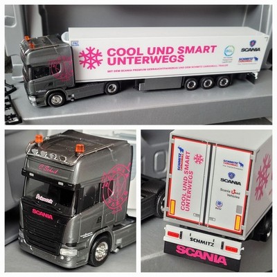 Scania Christina Scheib Cool & Smart unterwegs Kühl Auflieger Schmitz BGL 942881