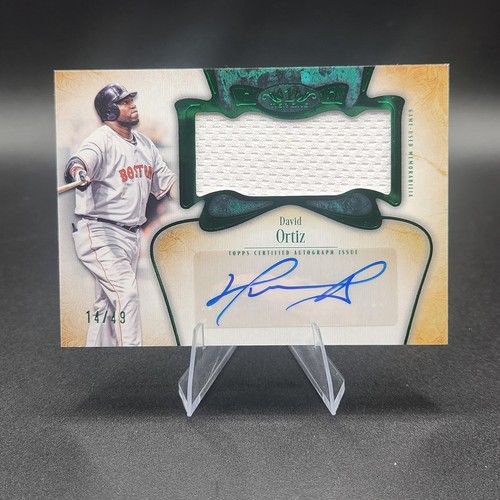 Topps 2026 Tier One David Ortiz Red Sox Auto Jumbo Relic AT1JR-DO /49
