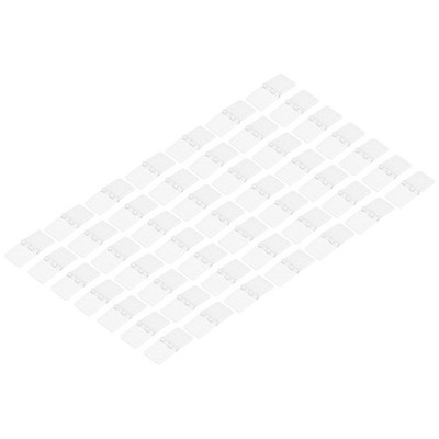 RC Hinges 0.9 Inch x 0.5 Inch Model Airplane Aircraft Wings Parts 50 Pcs *wq