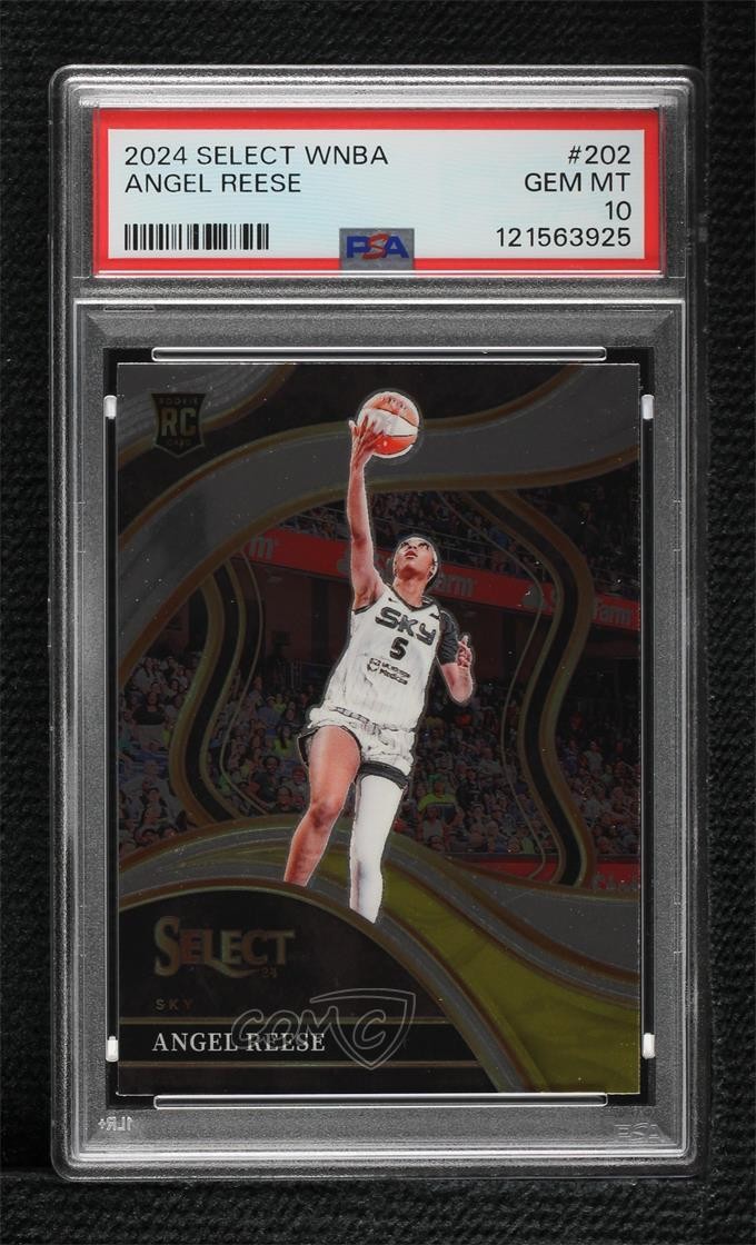 2024 Panini Select WNBA Courtside Angel Reese #202 PSA 10 GEM MT Rookie RC