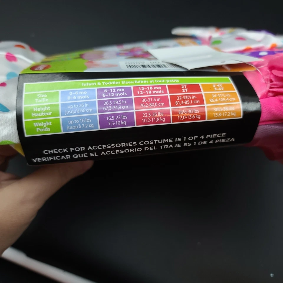 Nuevo Lindo Disfraz de Payaso Niña Niño Pequeño, 3T Foto 4 de 4