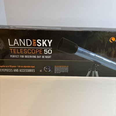 Celestron Land and Sky 50mm Telescope w/ An Eyepiece & Accessories NEW 