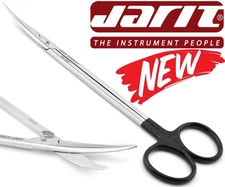 JARIT 102-302 Surgical Curved Face Lift Supercut Serrated Jamison Scissors 7"