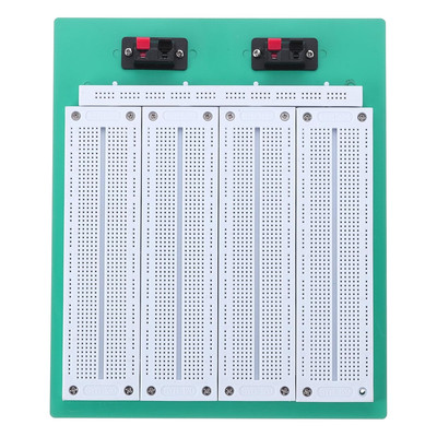 PATIKIL 1 Set Breadboard, Solderless Breadboard Large Breadboard 500 Tie Points 