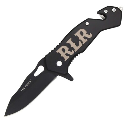 Tac Force TF903BK Personalized Laser Engraved Pocket Knife, Father's Day Gifts