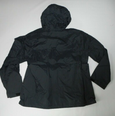 MERRELL Black FALLON Wind RAIN Hooded Waterproof JACKET Mens Size
