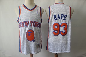 knicks bape jersey