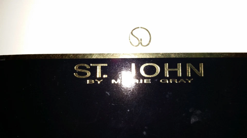 St. Johns pequeño cocodrilo sintético negro. bolso estampado con correa de cadena  Foto 2 de 4