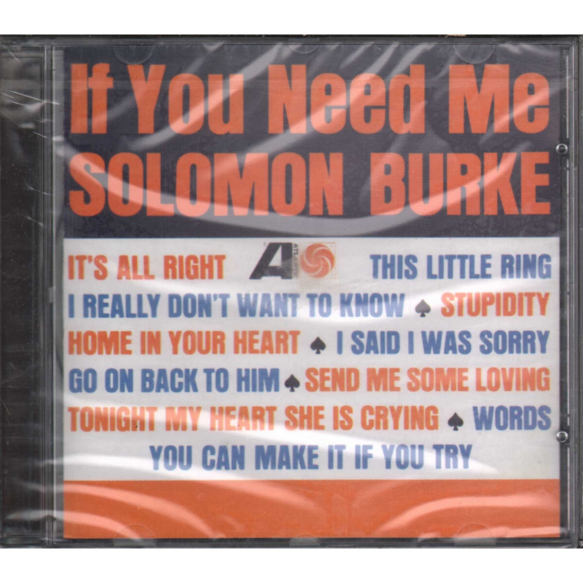 Solomon Burke ‎CD‎ If You Need Me / Sequel Records Sealed 5023224086020