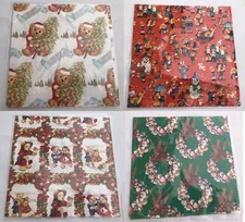 VTG Gift Wrapping Paper Lot Marcel Schurman Red Farm Studio Marian Heath